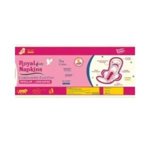 sanitary napkin packet size​